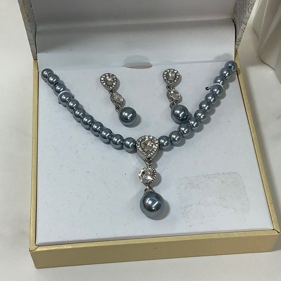 NWT- Charter Club Necklace & Earrings Set - Picture 2 of 4